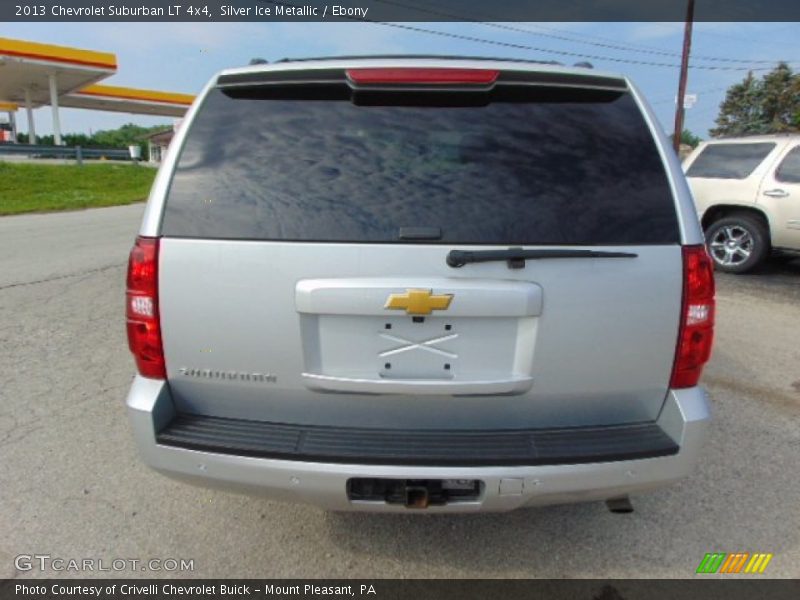 Silver Ice Metallic / Ebony 2013 Chevrolet Suburban LT 4x4