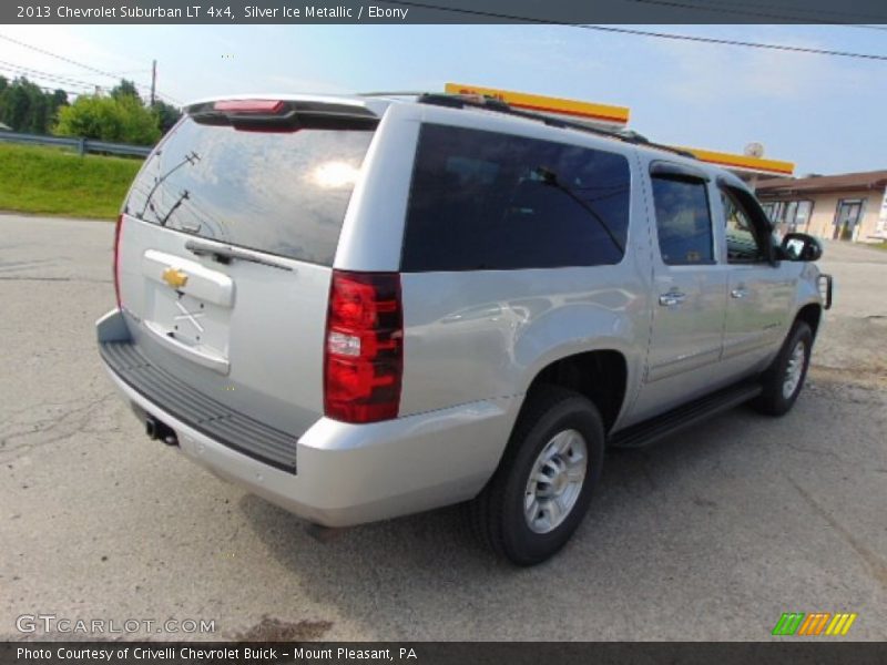 Silver Ice Metallic / Ebony 2013 Chevrolet Suburban LT 4x4