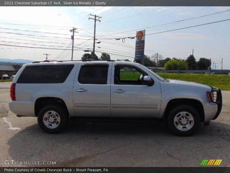 Silver Ice Metallic / Ebony 2013 Chevrolet Suburban LT 4x4