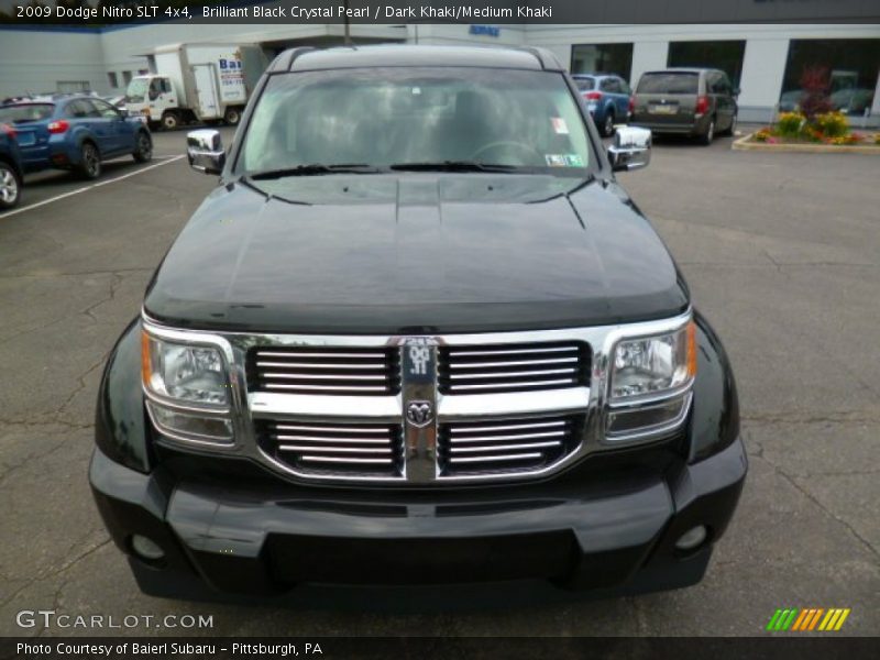 Brilliant Black Crystal Pearl / Dark Khaki/Medium Khaki 2009 Dodge Nitro SLT 4x4