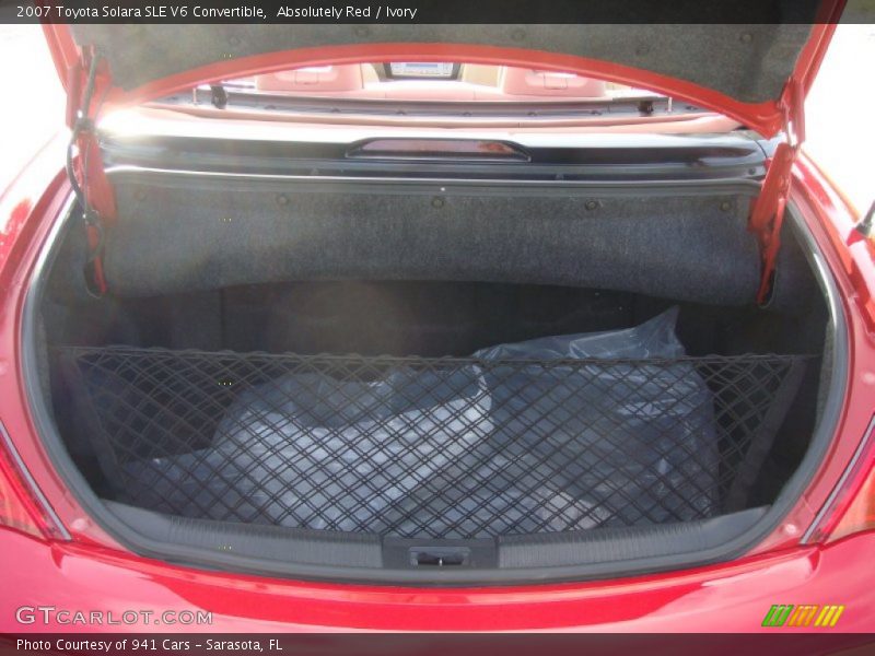 Absolutely Red / Ivory 2007 Toyota Solara SLE V6 Convertible