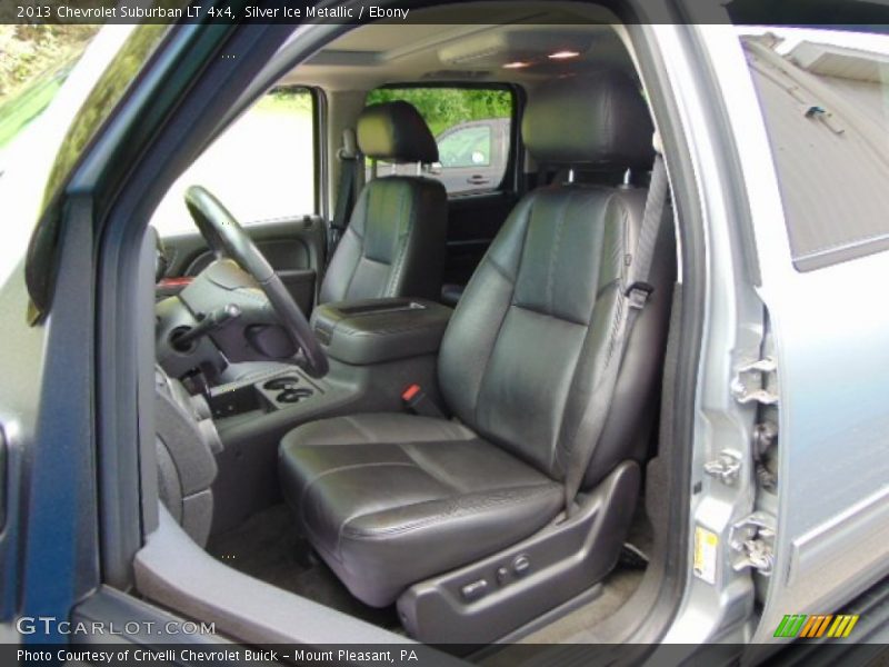 Silver Ice Metallic / Ebony 2013 Chevrolet Suburban LT 4x4