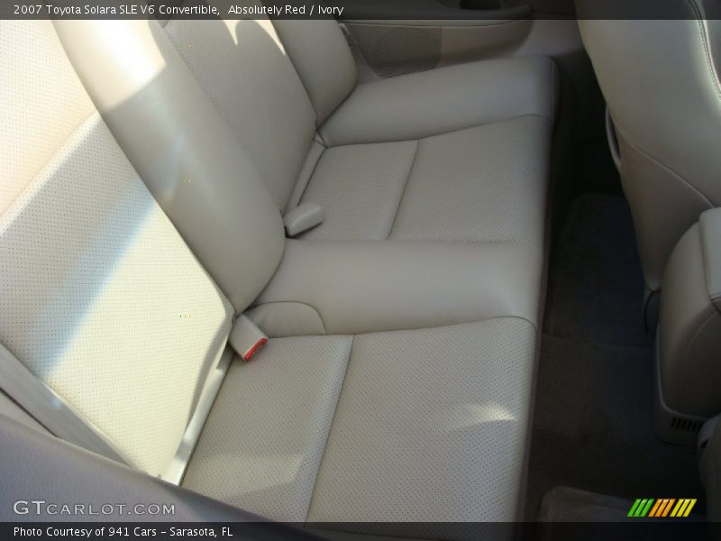 Absolutely Red / Ivory 2007 Toyota Solara SLE V6 Convertible