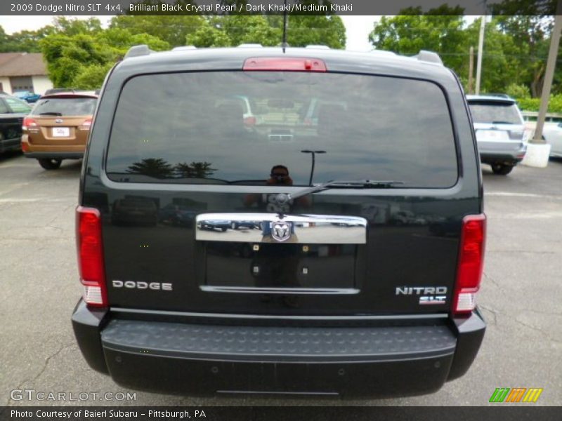 Brilliant Black Crystal Pearl / Dark Khaki/Medium Khaki 2009 Dodge Nitro SLT 4x4