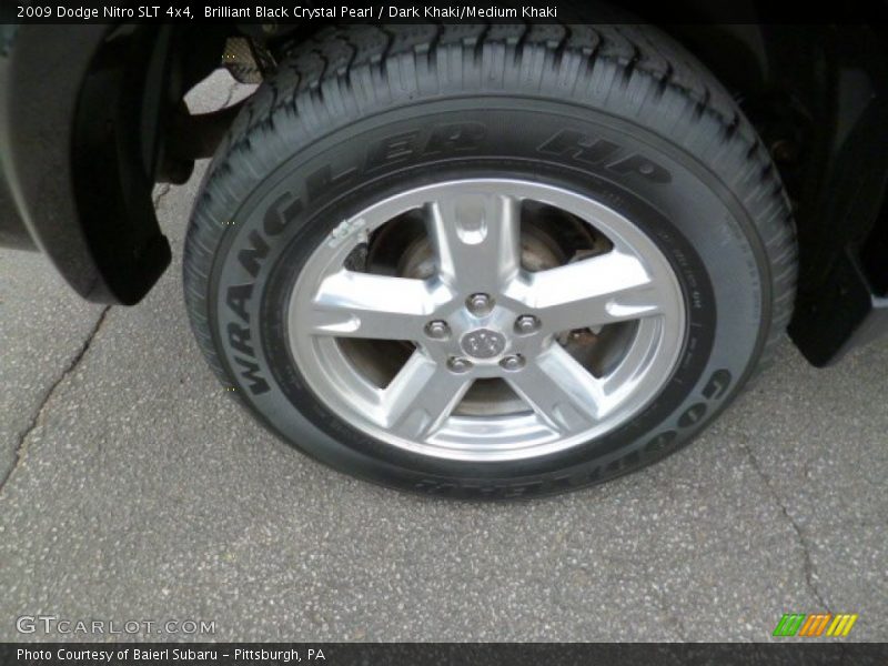 Brilliant Black Crystal Pearl / Dark Khaki/Medium Khaki 2009 Dodge Nitro SLT 4x4