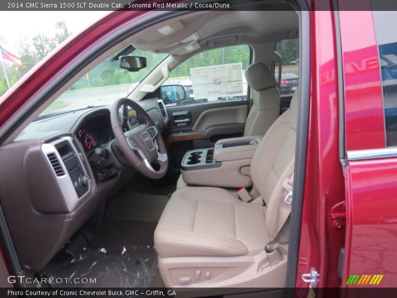 Sonoma Red Metallic / Cocoa/Dune 2014 GMC Sierra 1500 SLT Double Cab