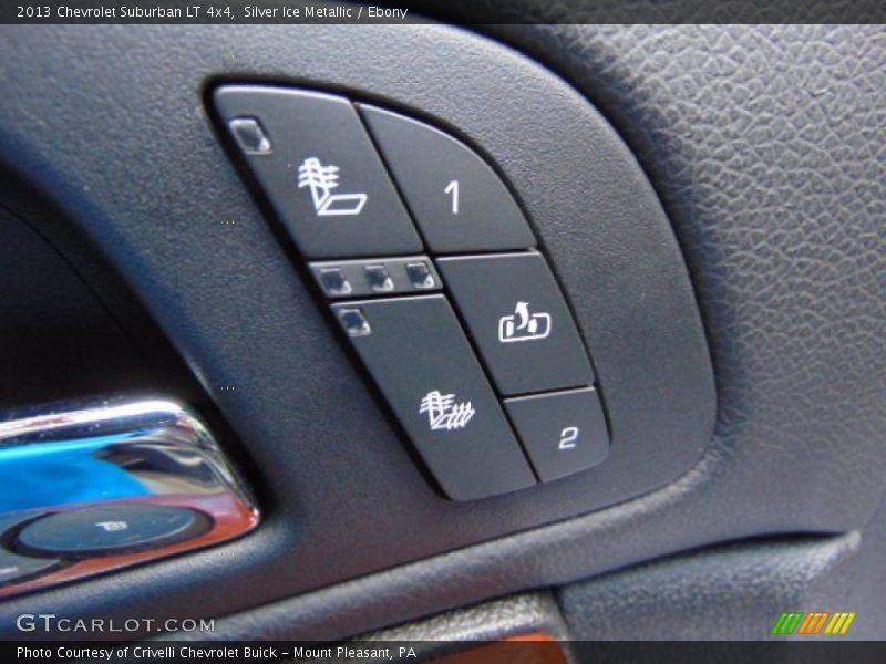 Silver Ice Metallic / Ebony 2013 Chevrolet Suburban LT 4x4