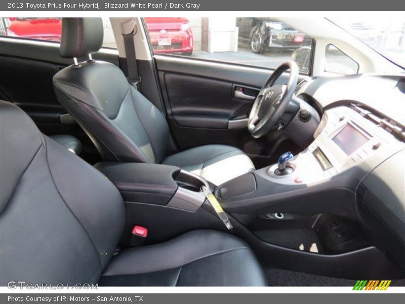 Blizzard White Pearl / Dark Gray 2013 Toyota Prius Four Hybrid