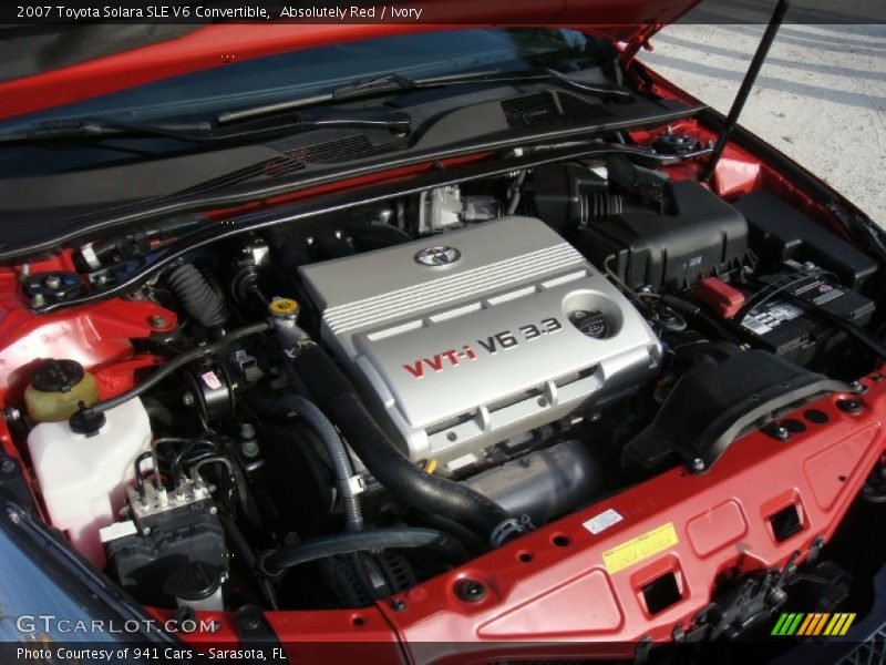  2007 Solara SLE V6 Convertible Engine - 3.3 Liter DOHC 24-Valve VVT-i V6