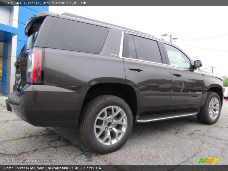 Iridium Metallic / Jet Black 2015 GMC Yukon SLE