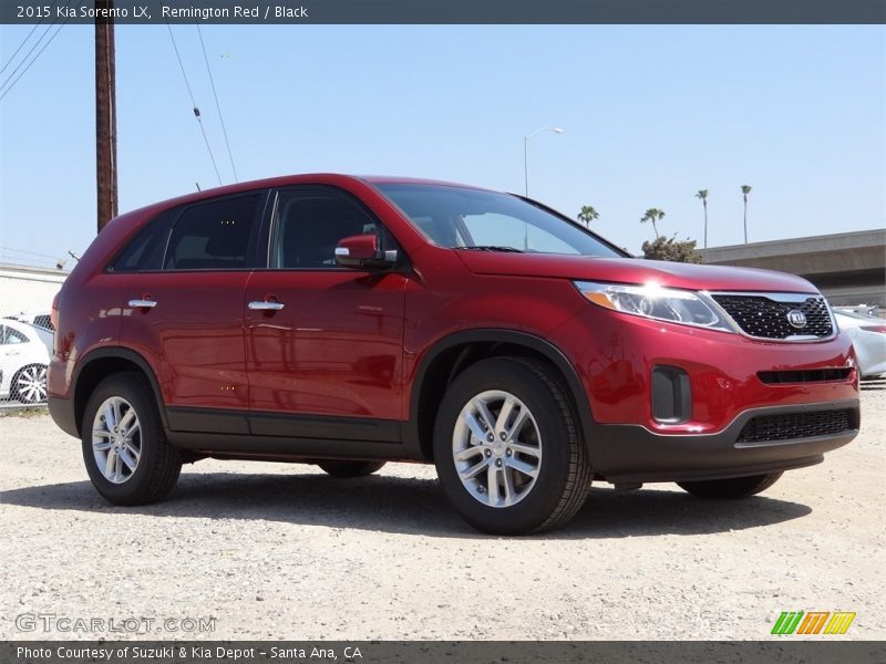 Remington Red / Black 2015 Kia Sorento LX