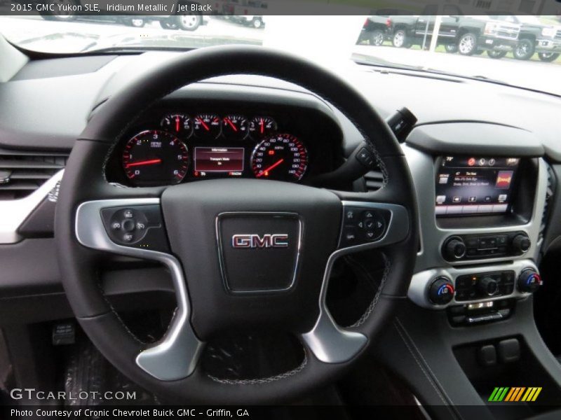 Iridium Metallic / Jet Black 2015 GMC Yukon SLE