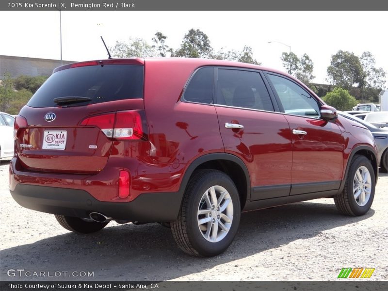 Remington Red / Black 2015 Kia Sorento LX