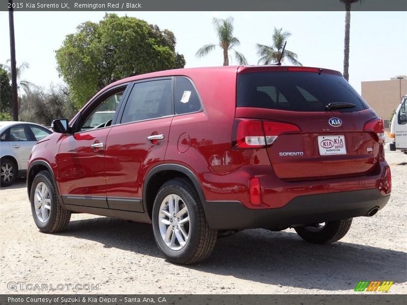 Remington Red / Black 2015 Kia Sorento LX