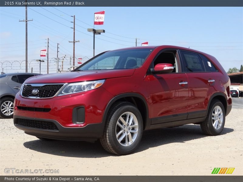 Remington Red / Black 2015 Kia Sorento LX