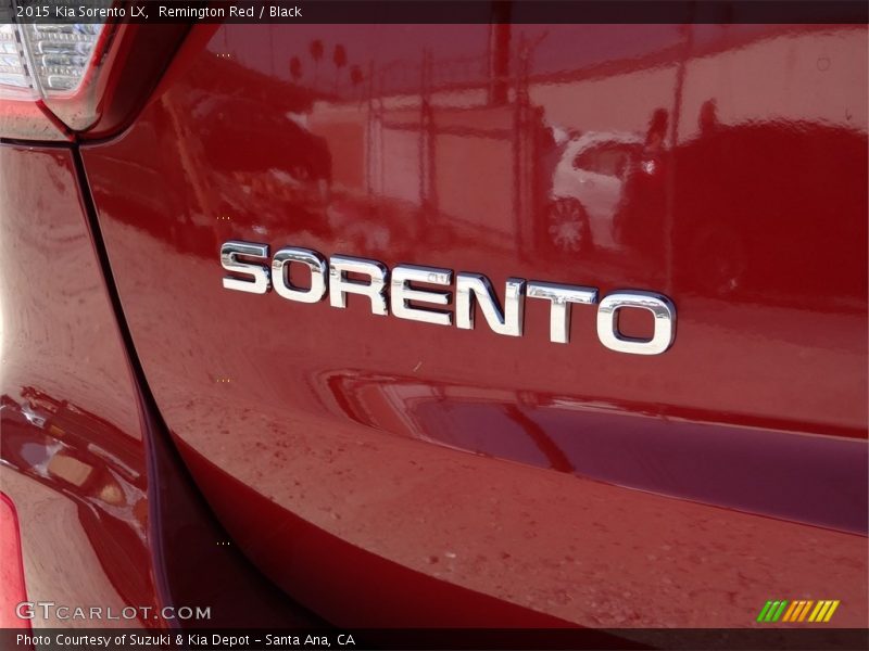 Remington Red / Black 2015 Kia Sorento LX