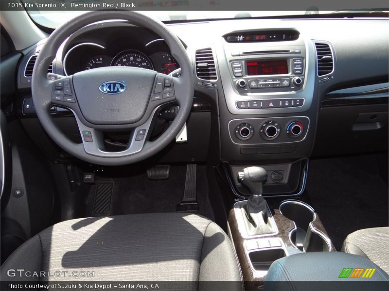 Remington Red / Black 2015 Kia Sorento LX