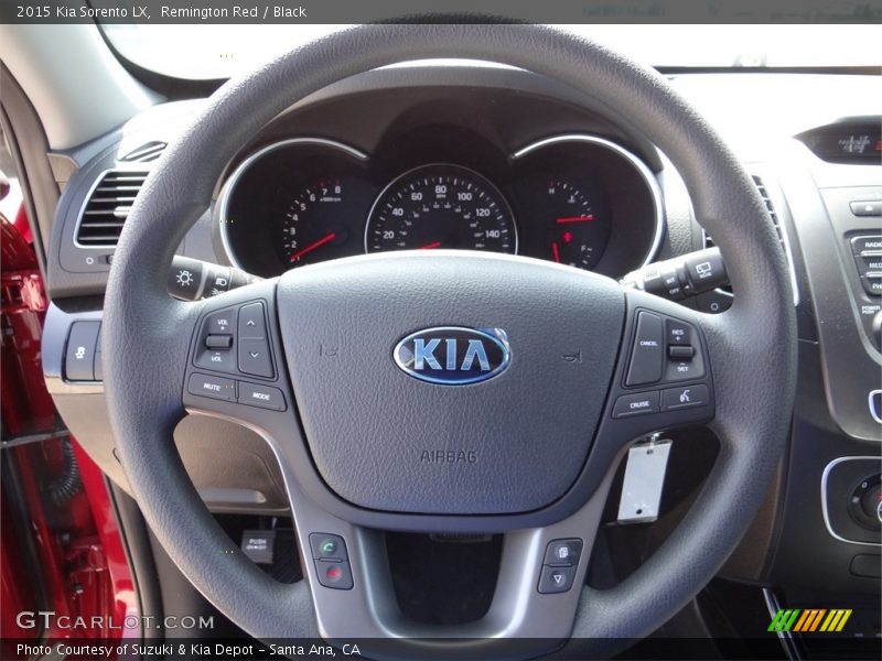 Remington Red / Black 2015 Kia Sorento LX