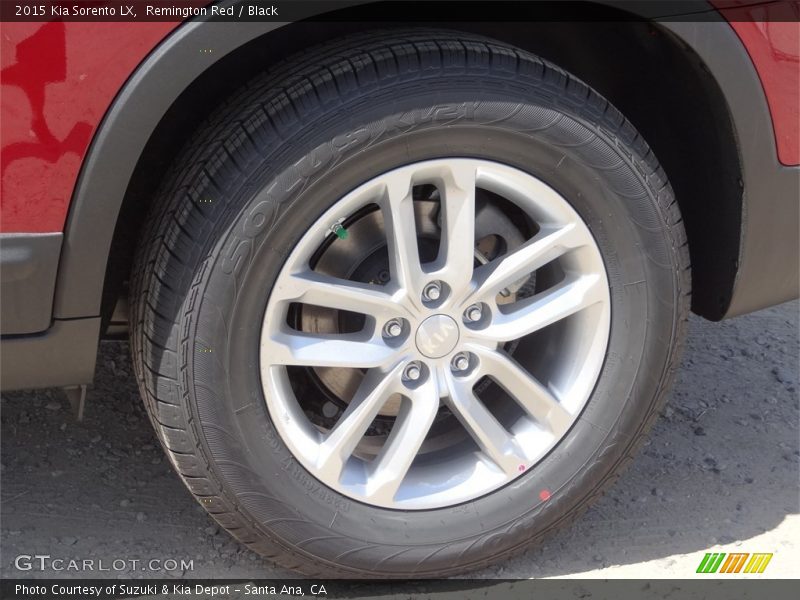 Remington Red / Black 2015 Kia Sorento LX