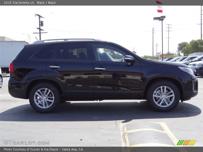 Black / Black 2015 Kia Sorento LX