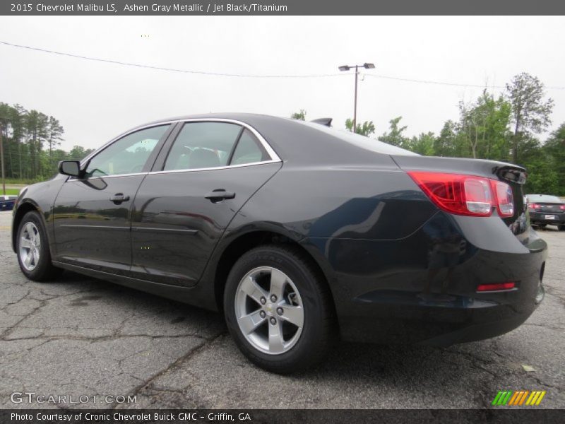 Ashen Gray Metallic / Jet Black/Titanium 2015 Chevrolet Malibu LS