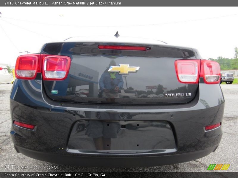 Ashen Gray Metallic / Jet Black/Titanium 2015 Chevrolet Malibu LS