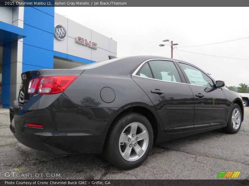 Ashen Gray Metallic / Jet Black/Titanium 2015 Chevrolet Malibu LS