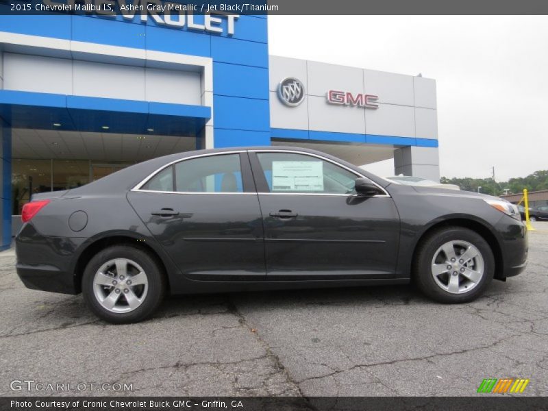 Ashen Gray Metallic / Jet Black/Titanium 2015 Chevrolet Malibu LS