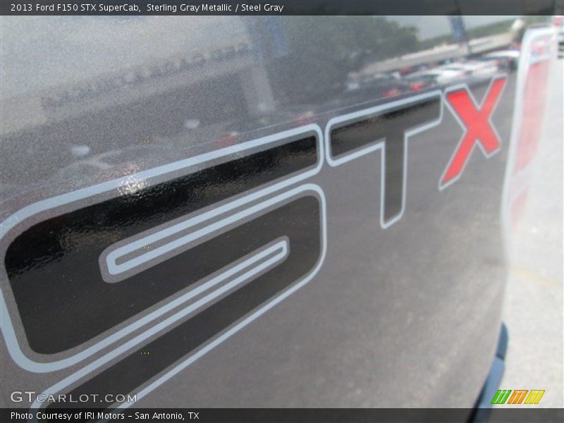 Sterling Gray Metallic / Steel Gray 2013 Ford F150 STX SuperCab