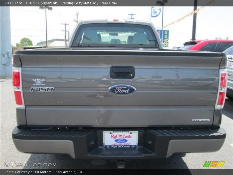 Sterling Gray Metallic / Steel Gray 2013 Ford F150 STX SuperCab