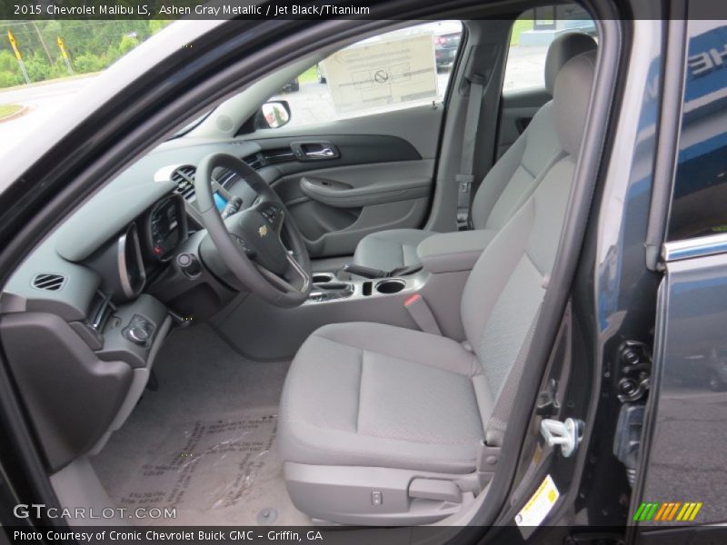 Ashen Gray Metallic / Jet Black/Titanium 2015 Chevrolet Malibu LS