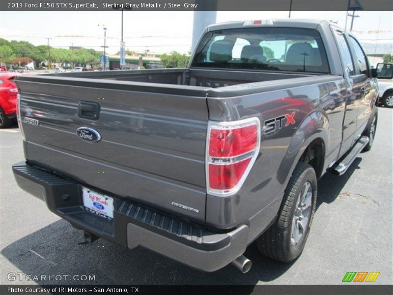 Sterling Gray Metallic / Steel Gray 2013 Ford F150 STX SuperCab