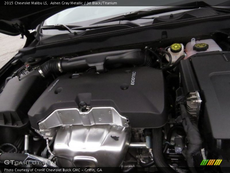Ashen Gray Metallic / Jet Black/Titanium 2015 Chevrolet Malibu LS