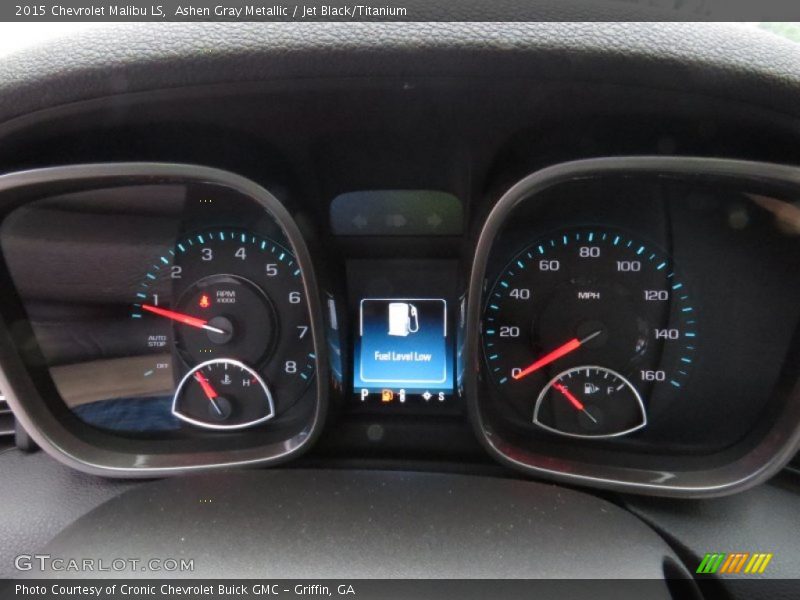 Ashen Gray Metallic / Jet Black/Titanium 2015 Chevrolet Malibu LS