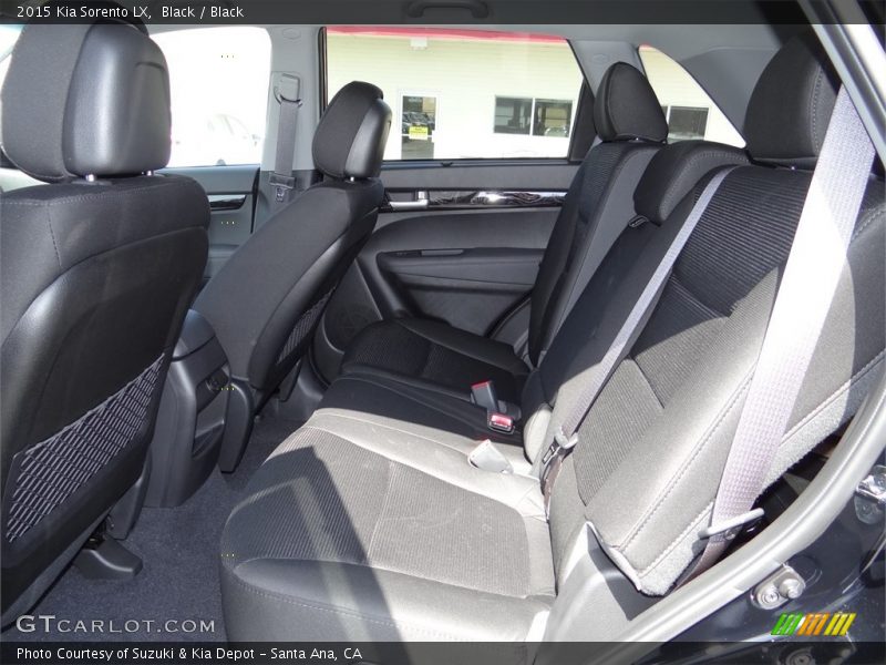 Black / Black 2015 Kia Sorento LX