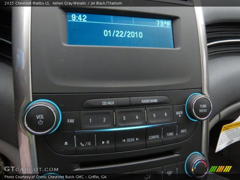 Ashen Gray Metallic / Jet Black/Titanium 2015 Chevrolet Malibu LS