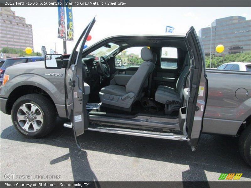 Sterling Gray Metallic / Steel Gray 2013 Ford F150 STX SuperCab