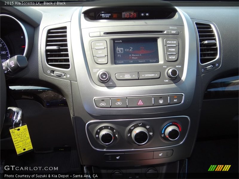 Black / Black 2015 Kia Sorento LX