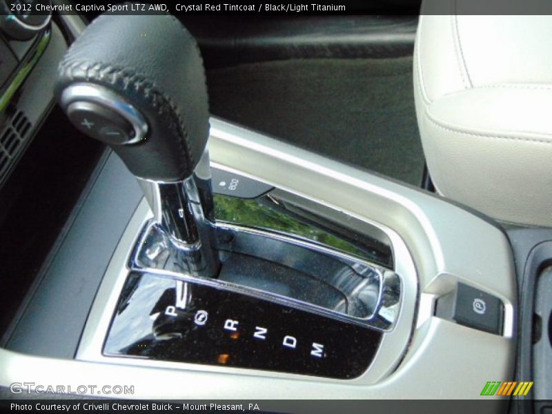 Crystal Red Tintcoat / Black/Light Titanium 2012 Chevrolet Captiva Sport LTZ AWD