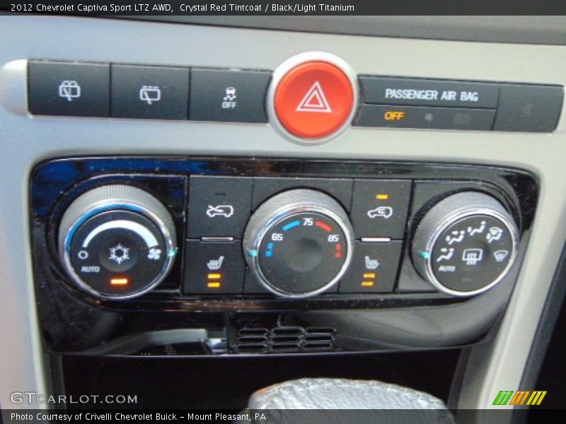Crystal Red Tintcoat / Black/Light Titanium 2012 Chevrolet Captiva Sport LTZ AWD
