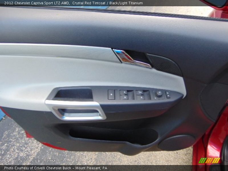 Crystal Red Tintcoat / Black/Light Titanium 2012 Chevrolet Captiva Sport LTZ AWD