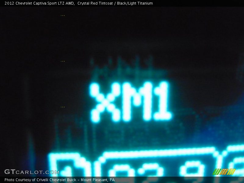 Crystal Red Tintcoat / Black/Light Titanium 2012 Chevrolet Captiva Sport LTZ AWD