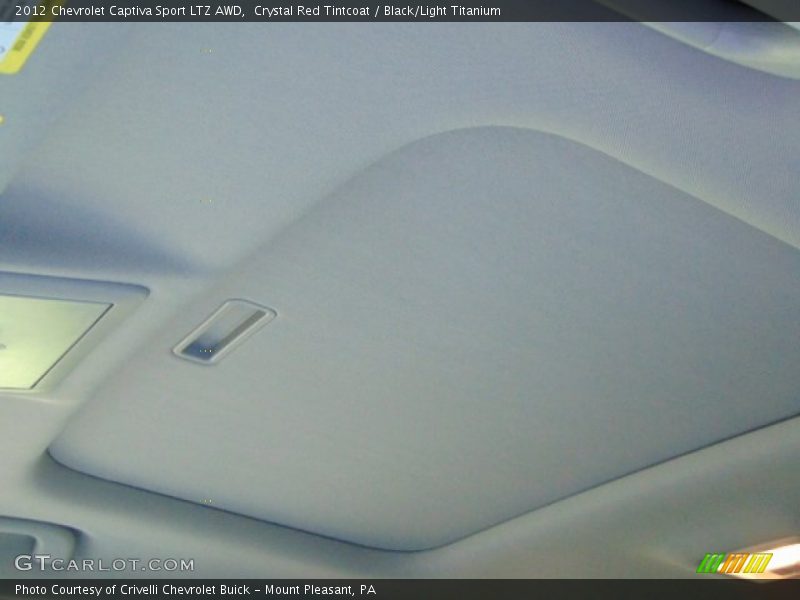 Crystal Red Tintcoat / Black/Light Titanium 2012 Chevrolet Captiva Sport LTZ AWD