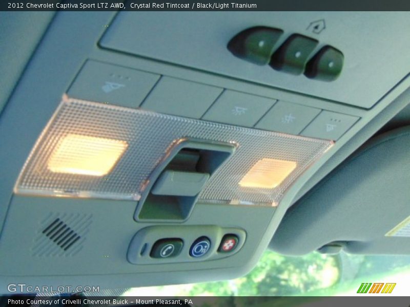 Crystal Red Tintcoat / Black/Light Titanium 2012 Chevrolet Captiva Sport LTZ AWD