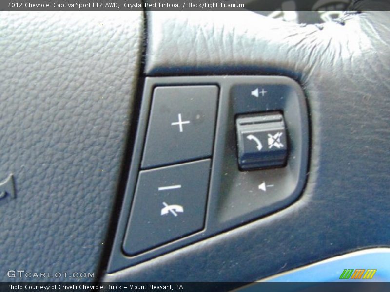 Crystal Red Tintcoat / Black/Light Titanium 2012 Chevrolet Captiva Sport LTZ AWD