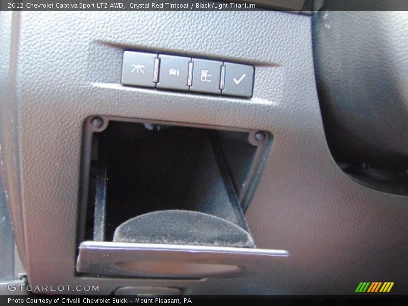 Crystal Red Tintcoat / Black/Light Titanium 2012 Chevrolet Captiva Sport LTZ AWD