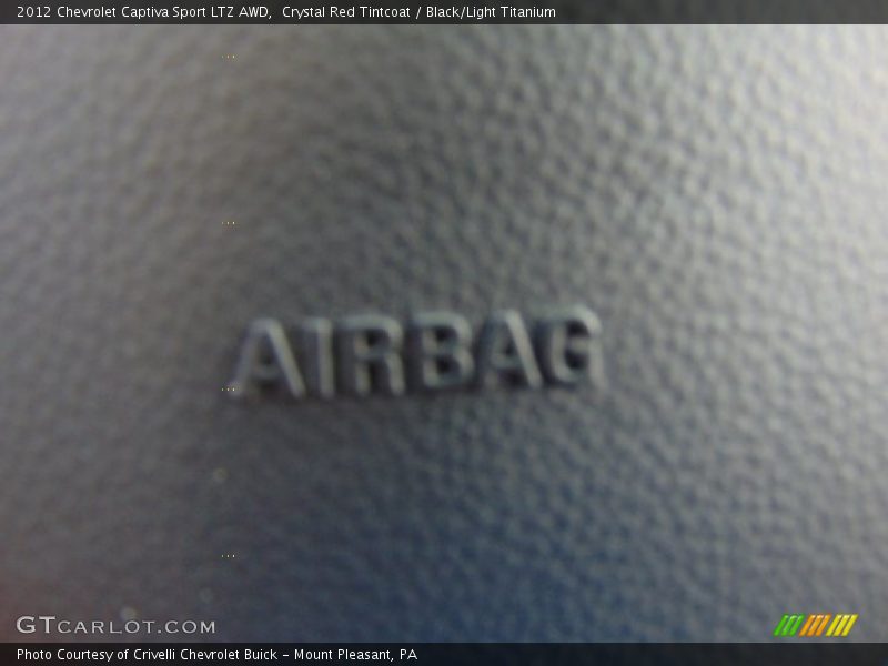 Crystal Red Tintcoat / Black/Light Titanium 2012 Chevrolet Captiva Sport LTZ AWD