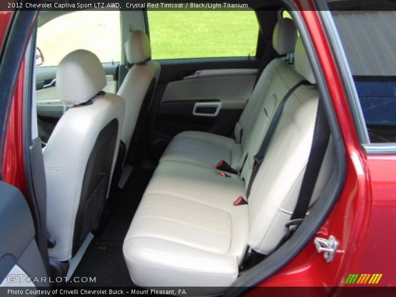 Crystal Red Tintcoat / Black/Light Titanium 2012 Chevrolet Captiva Sport LTZ AWD