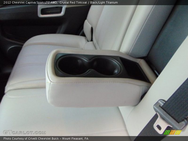 Crystal Red Tintcoat / Black/Light Titanium 2012 Chevrolet Captiva Sport LTZ AWD