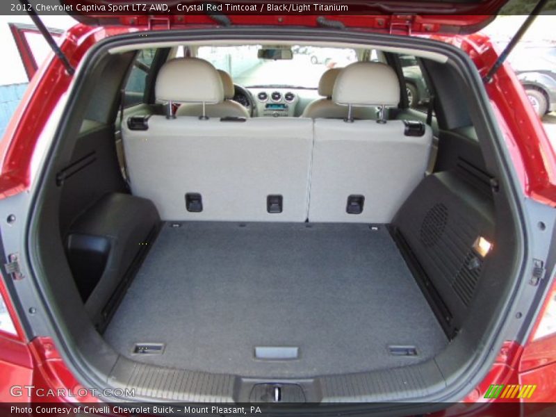 Crystal Red Tintcoat / Black/Light Titanium 2012 Chevrolet Captiva Sport LTZ AWD
